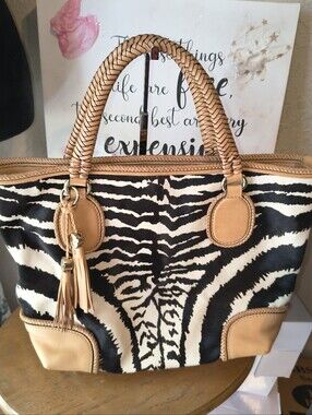 Gucci Zebra Print Calf Hair Tote